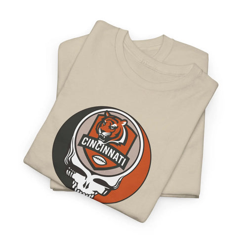 Grateful Dead - Cincinnati Bengals Stealie Unisex T-Shirt - NFL - StealieShop